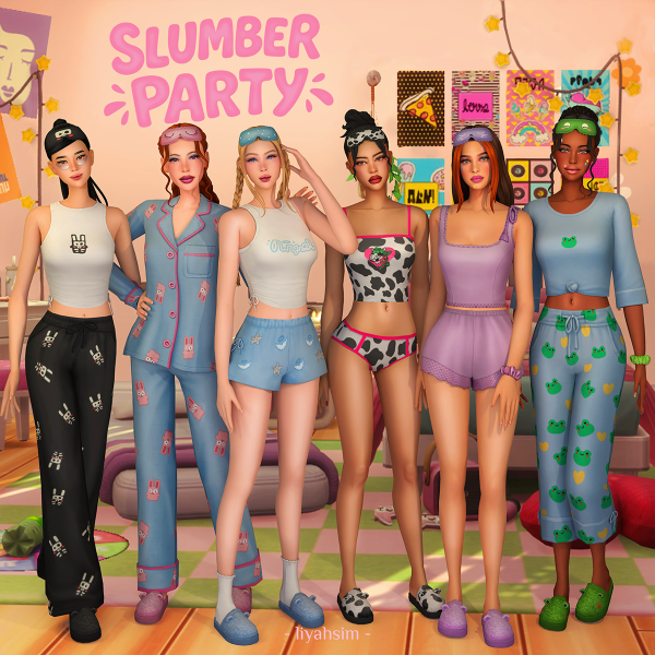 Maxis Match Bratz Slumber Party Collection by liyahsim - The Sims 4 Custom Content