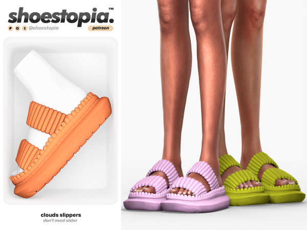 Alpha clouds slid by shoestopia - The Sims 4 Custom Content