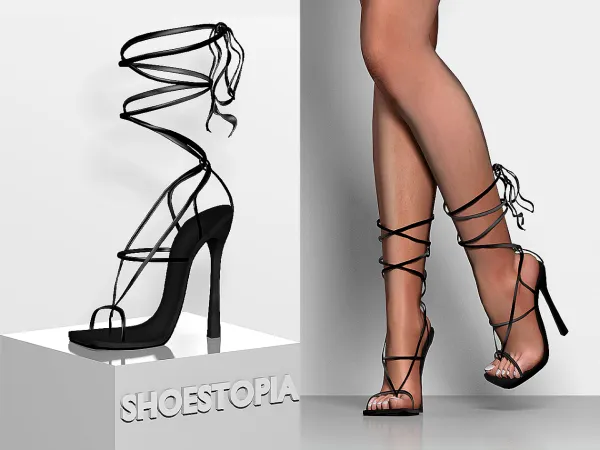 Alpha Unstoppable High Heels by shoestopia - The Sims 4 Custom Content
