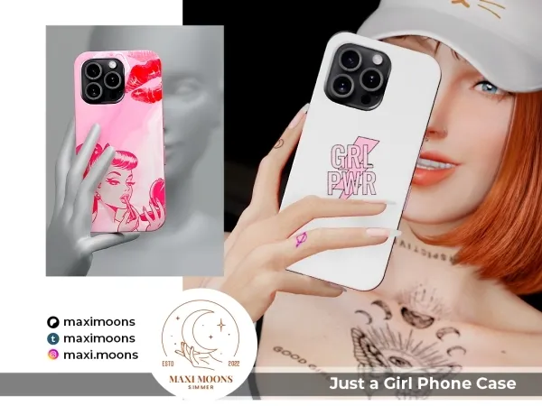 Just a Girl Phone Case