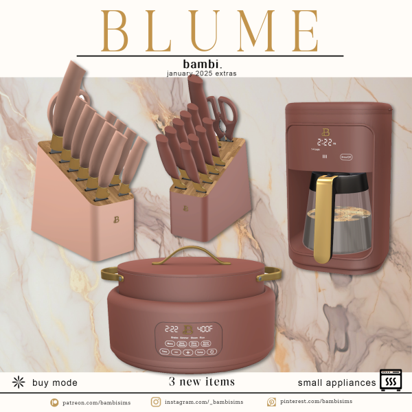 Alpha blume by bambisims - The Sims 4 Custom Content