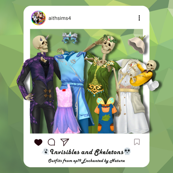 Maxis Match nvisibles and Skeletons EP19 Enchanted by simsfinds - The Sims 4 Custom Content