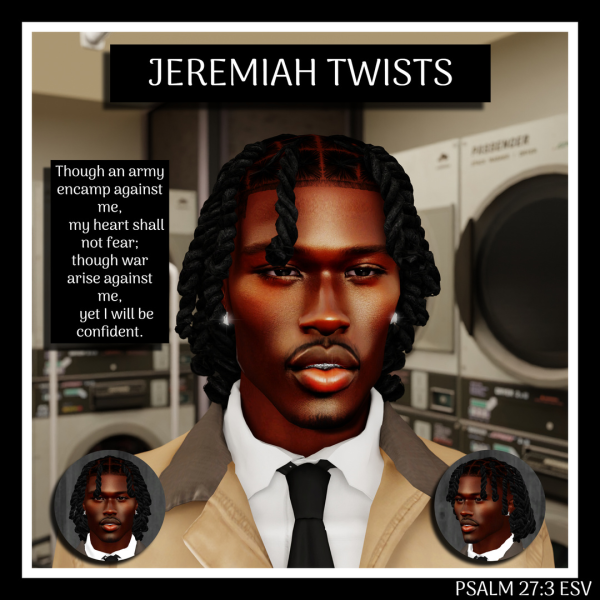 Alpha JEREMIAH TWISTS by simsfinds - The Sims 4 Custom Content