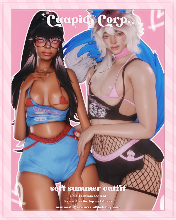 Alpha Soft Summer by simsfinds - The Sims 4 Custom Content