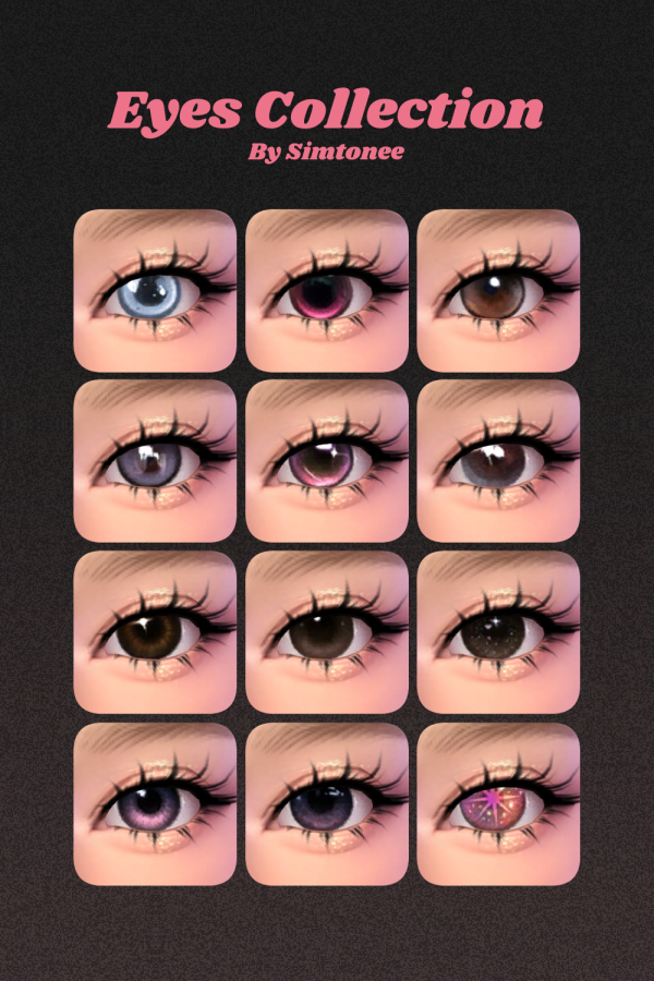 Maxis Match Simtonee Eyes Collection 11 20 by simsfinds - The Sims 4 Custom Content