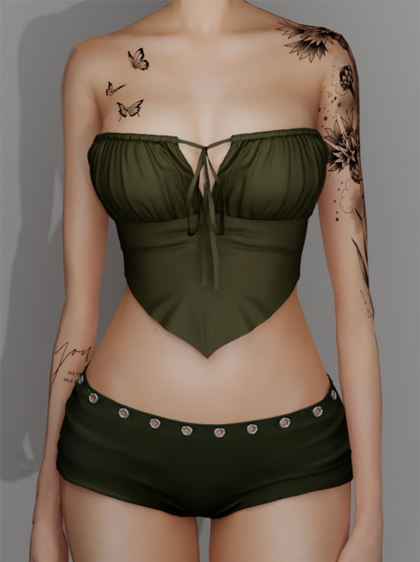 Mix Kriss tattoo by simsfinds - The Sims 4 Custom Content