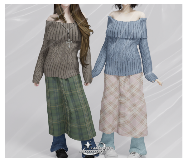 Alpha Grunge Akubi Outfit by ohmybunnny2 - The Sims 4 Custom Content