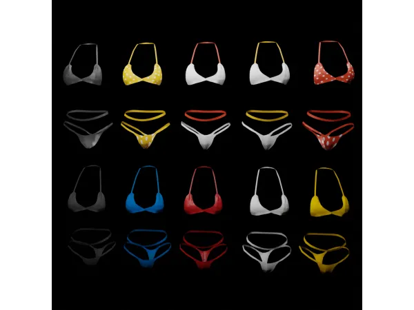 Alpha Feeling SWIMSUIT chih by cheng - The Sims 4 Custom Content