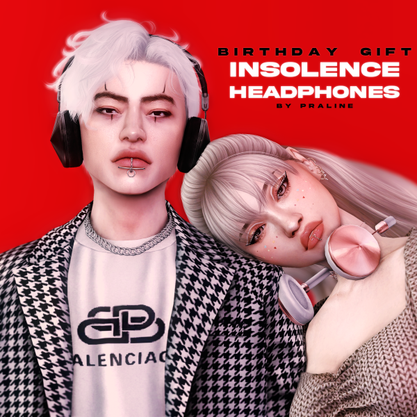 Alpha BIRTHDAY GIFT Insolence Headphones by simsfinds - The Sims 4 Custom Content