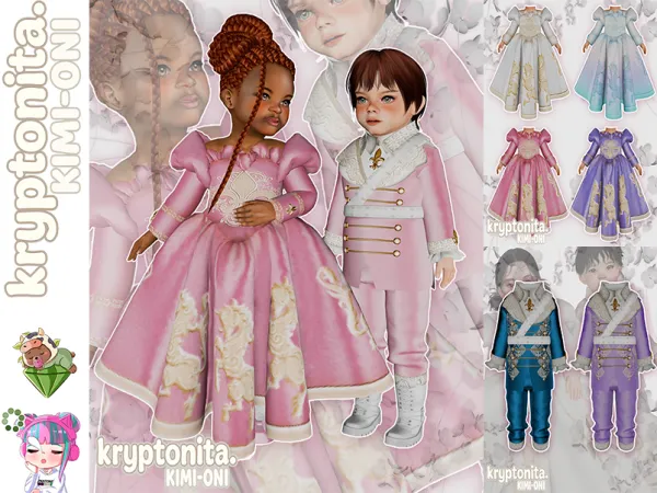 Mix PRINCESS TODDLER - The Sims 4 Custom Content