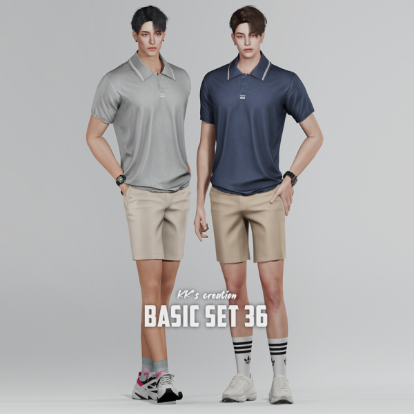 Alpha [KK] Basic set 36 by simsfinds - The Sims 4 Custom Content