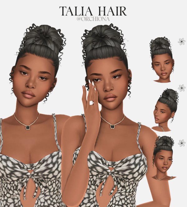 Maxis Match TALIA HAIR by simsfinds - The Sims 4 Custom Content