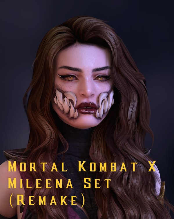 Alpha Mortal Kombat X Mileena Set (Remake) by simsfinds - The Sims 4 Custom Content