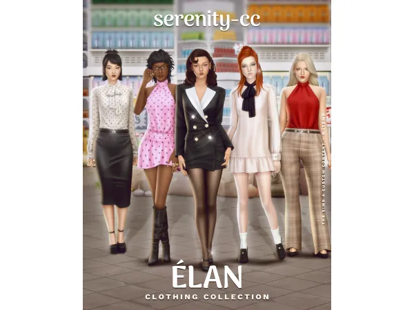 Maxis Match The u00c9lan Collection by serenitycc - The Sims 4 Custom Content