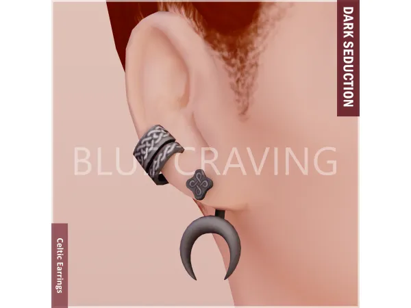 Blue Craving - Celtic Earrings