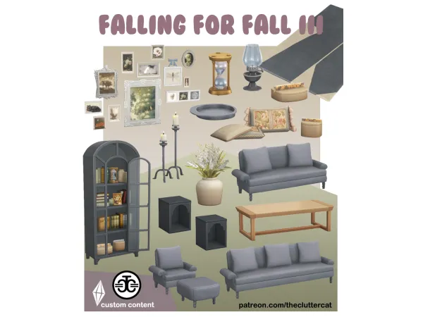 Maxis Match Falling For Fall Part III by TheClutterCat - The Sims 4 Custom Content