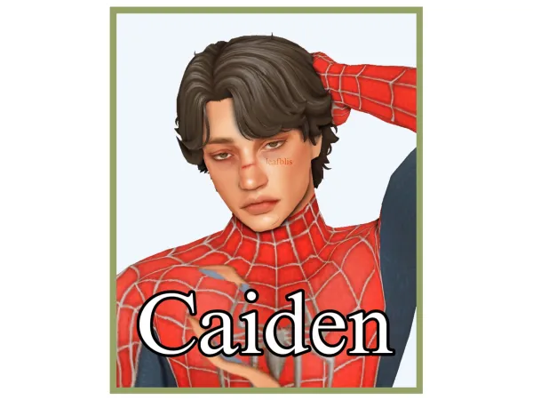 Maxis Match Caiden by leafblis - The Sims 4 Custom Content