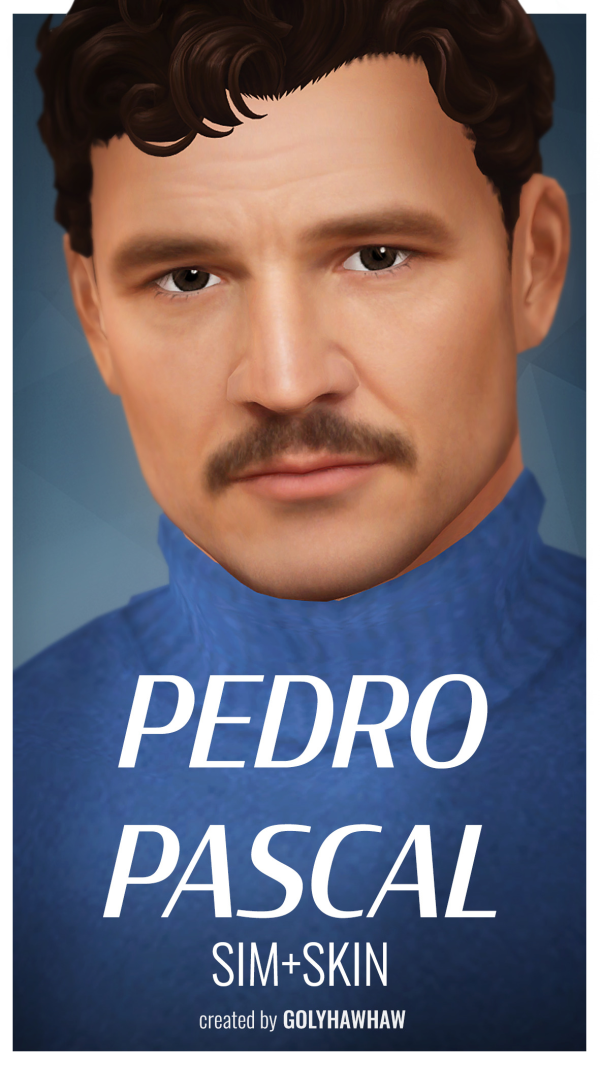 Mix Pedro Pascal Sim Skin by simsfinds - The Sims 4 Custom Content