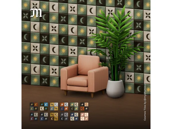 Maxis Match Cosmos Tiles by myshunosun - The Sims 4 Custom Content