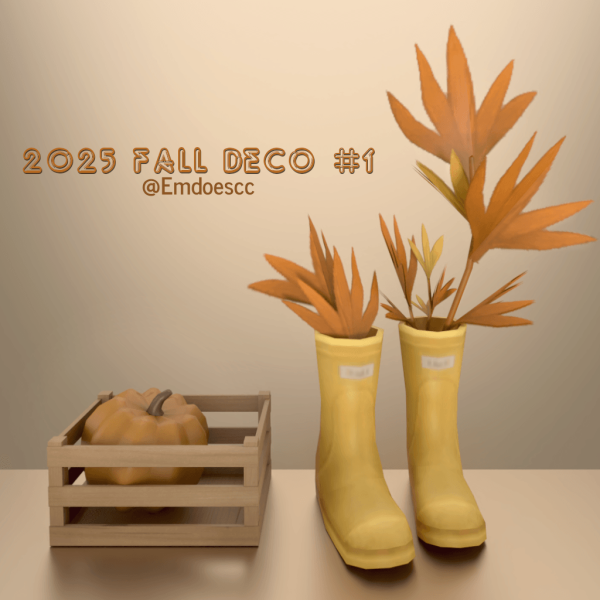 Maxis Match Emdoescc Fall deco clutter 1 by simsfinds - The Sims 4 Custom Content