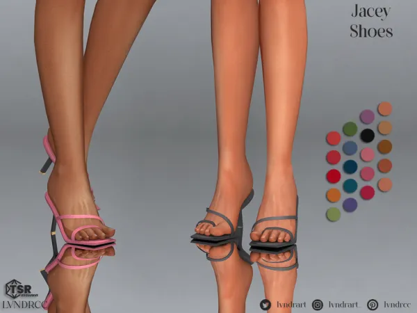 Alpha Jacey Shoes by lvndrcc - The Sims 4 Custom Content