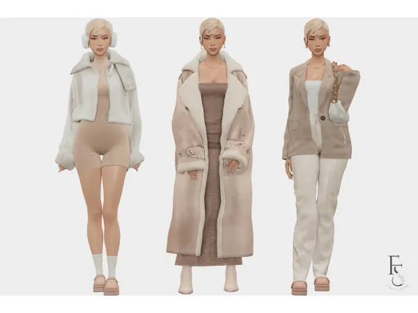 Mix June Dubois Autumnal City Girl Lookbook by simsfinds - The Sims 4 Custom Content