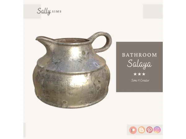Alpha Salaya Jar - The Sims 4 Custom Content