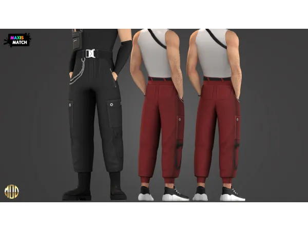 Maxis Match DYLAN SET PANTS by ModCo Studios - The Sims 4 Custom Content