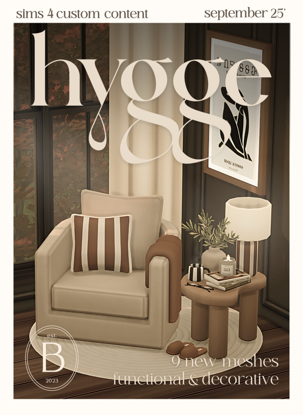 Maxis Match HYGGE a sims 4 custom content collection by simsfinds - The Sims 4 Custom Content