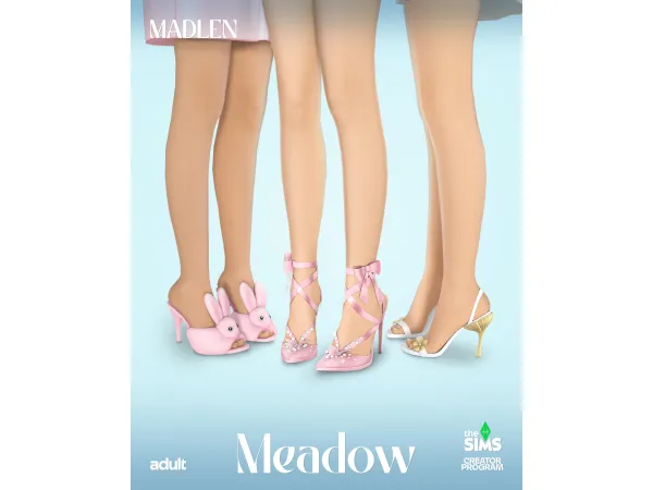 Maxis Match Meadow (Shoe Set) by madlen - The Sims 4 Custom Content