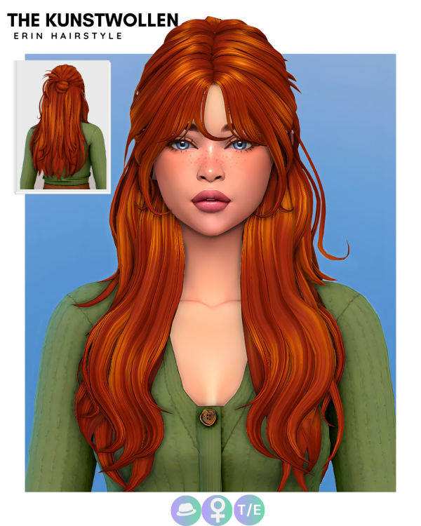 Maxis Match Erin hairstyle by simsfinds - The Sims 4 Custom Content