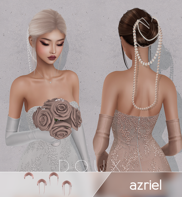 Alpha Doux Azriel Hairstyle FREE by douxhair - The Sims 4 Custom Content