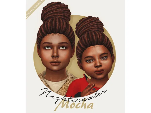 Alpha Nightcrawler Mocha by simiracle - The Sims 4 Custom Content