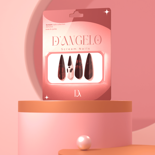 Alpha Scream Nails by d-angelo3d - The Sims 4 Custom Content