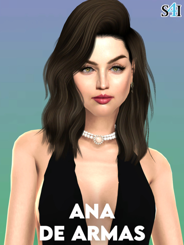 Alpha Ana de Armas by sims4imagination - The Sims 4 Custom Content