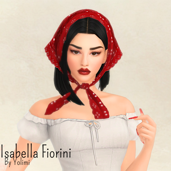 Alpha Meet Isabella Fiorini by yolimi - The Sims 4 custom content