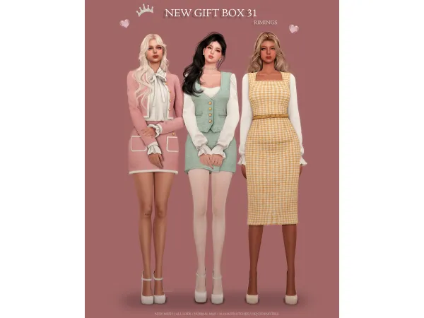 Alpha [RIMINGS] NEW GIFT BOX 31 - The Sims 4 Custom Content
