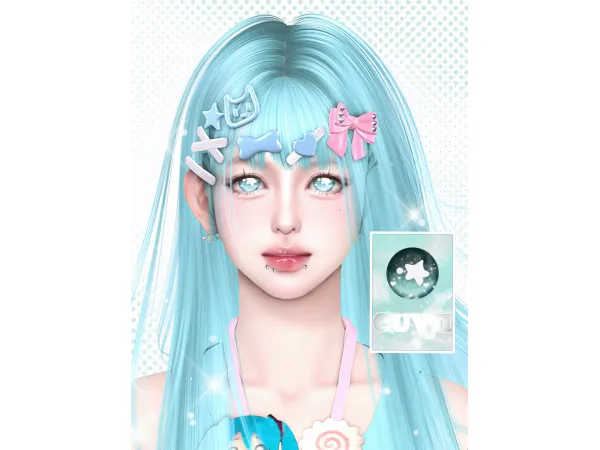 Mix [euvii] starglint eyes - The Sims 4 Custom Content