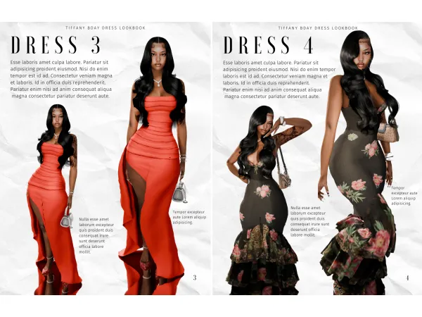 Alpha TIFFANY (BIRTHDAY) PARTY DRESS LOOKBOOK by simsfinds - The Sims 4 Custom Content