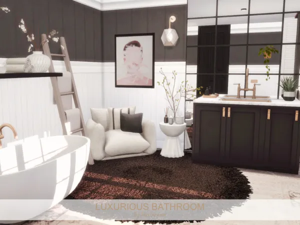 Alpha Luxurious Bathroom by thesimsresource - The Sims 4 Custom Content