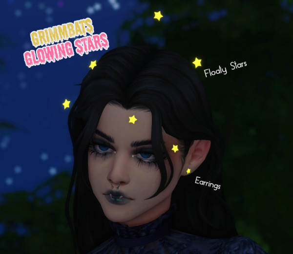 Maxis Match Glowing Stars Set by simsfinds - The Sims 4 Custom Content