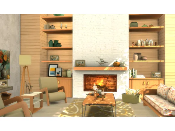Maxis Match Autumn home by kardofe - The Sims 4 Custom Content
