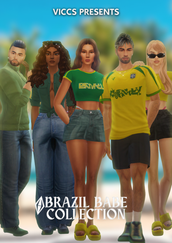 Maxis Match VICCS_BRAZIL BABE COLLECTION by viccs - The Sims 4 Custom Content