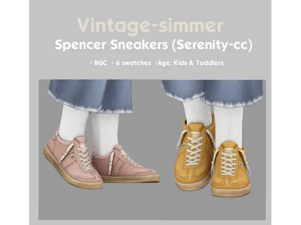 Maxis Match Maxis match sneakers for Kids toddlers simmer by vintage - The Sims 4 Custom Content