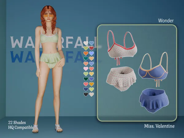 Maxis Match Wonder Swimsuit by thesimsresource - The Sims 4 Custom Content