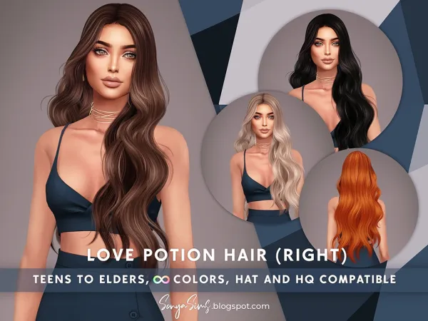 Alpha Love Potion Right by sonyasims - The Sims 4 Custom Content