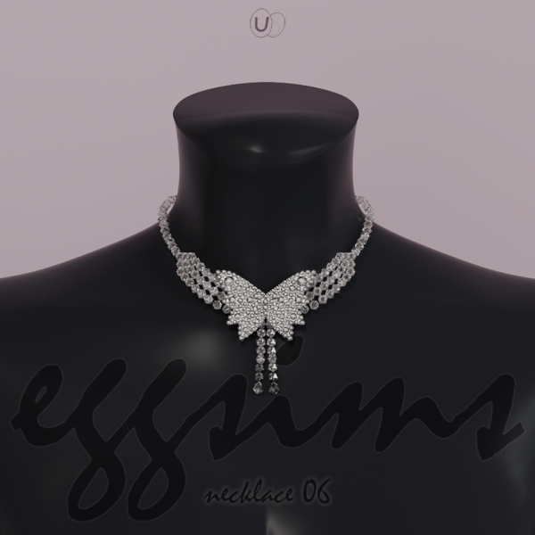 Alpha [EGGSIMS] Necklace 06 by simsfinds - The Sims 4 Custom Content