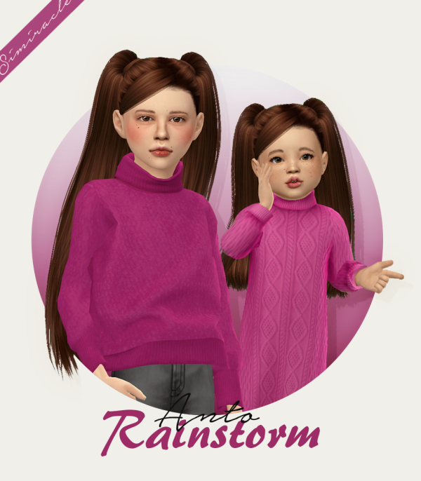Alpha Anto Rainstorm by simsfinds - The Sims 4 Custom Content