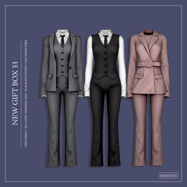 Alpha [RIMINGS] NEW GIFT BOX 33 by simsfinds - The Sims 4 Custom Content