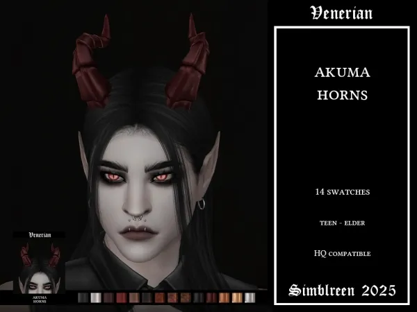 Akuma Horns (Halloween 2025) by Venerian